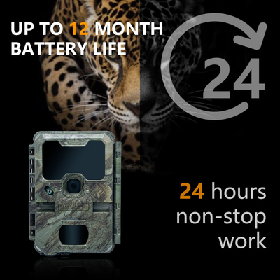 Kamera monitorująca dziką przyrodę, widzenie nocne, 0.1s Prędkość przechwytywania 32MP, 4K Kamera myśliwska, wodoodporna IP67, kamera obserwacyjna zwierząt, akcesoria myśliwskie