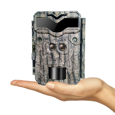 Kamera myśliwska KW698A podwójny obiektyw 1080P 30MP wodoodporny IP67 do 512GB pamięci masowej widzenie nocne 0,25s wyzwalający kamerę gry