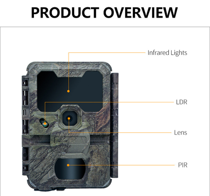 WIFI trail Camera KW866 wodoodporny IP67 OEM/ODM do 512GB Przechowywanie SD Karta pamięci 32MP 4K kamera zwierząt dzikich