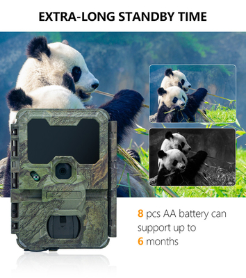 WIFI trail Camera KW866 wodoodporny IP67 OEM/ODM do 512GB Przechowywanie SD Karta pamięci 32MP 4K kamera zwierząt dzikich