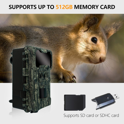 Kamera polowa na zewnątrz KW696 z dwustronnym obiektywem 30MP wodoodporna IP67 1080p widzenie nocne do 512GB pamięci masowej