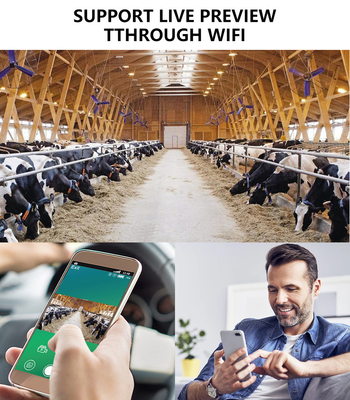Kamera ścieżkowa KW866 z połączeniem WIFI 0.25s prędkość uruchomienia wodoodporny IP67 do 512GB Przechowywanie 32MP 4K przy 30fps dla strzału buck