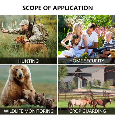 Konfigurowalne kamery myśliwskie HD do obserwacji dzikiej przyrody z obsługą kart pamięci 512GB