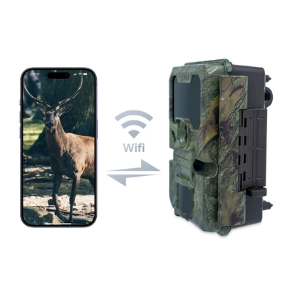 Kamera myśliwska KW866 z połączeniem WIFI prędkość przechwytywania 0,25s wodoodporny IP67 do 512GB Przechowywanie 32MP 4K przy 30fps polowanie na jelenie