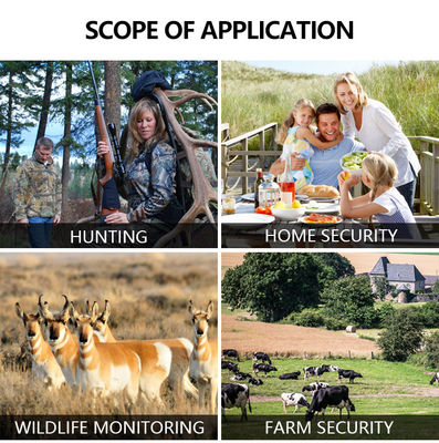 Wodoodporna kamera leśna 4G IP65