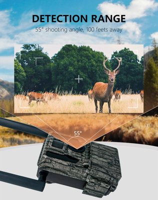 Wysokiej wydajności kamera 4G Trail 36MP Zdjęcia HD i filmy 2K Dual-Antenna IP66 wodoodporna kamera myśliwska z pojemnością 512 GB