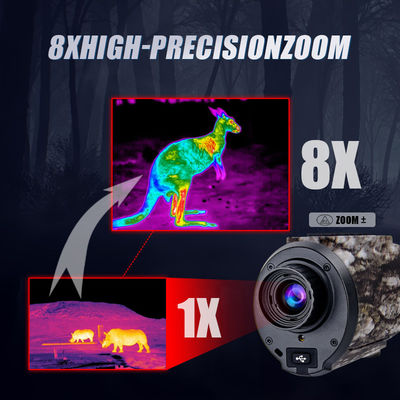 Wysokowydajny termowizyjny monokular z super rozdzielczością AI i 10-godzinnym czasem pracy baterii do aktywności na świeżym powietrzu i nadzoru