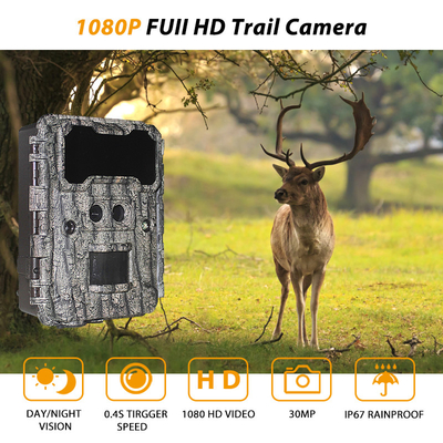 Keepguard podwójny obiektyw 30MP No-Glow LED kamery śladów 1080P Night Vision Hunting Game las zwierzęta dzikie Kamera