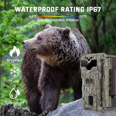 32-megapikselowe kamery myśliwskie HD z dwoma obiektywami 4K Game No Glow Wildlife Camera