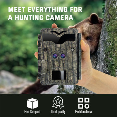 32-megapikselowe kamery myśliwskie HD z dwoma obiektywami 4K Game No Glow Wildlife Camera
