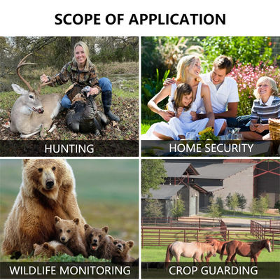 PIR 940nm Cyfrowa kamera dzikiej przyrody Niewidzialna lampa błyskowa 30MP 1080P KW571