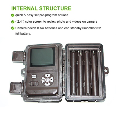 30MP 1080P HD Infrared Deer Wildlife Hunting Trail Camera 940nm No Glow