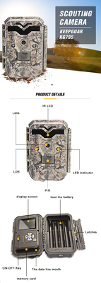 30MP 1080P HD Polowanie Wildlife Trail Camera Bez świecących diod podczerwieni