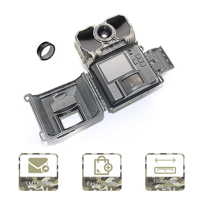 GSM MMS Wildlife Zewnętrzna kamera obserwacyjna CMOS Camo 30MP 4G 1080P Kamera myśliwska