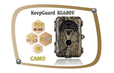 Wodoodporna kamera próbna IP54 8MP Wildlife Motion Camera KeepGuard 680NV