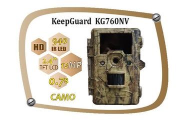 Cyfrowa kamera przyrodnicza na podczerwień 12MP do skautingu, KeepGuard 760NV