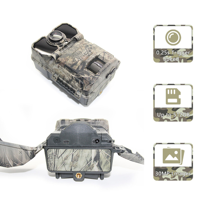 30MP APP NO GLOW CELLULAR GPS TRAIL CAMERA KOLOROWY CAMO