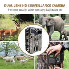 Nowa kamera obserwacyjna KW698A 4K podwójne czujniki IP67 bez blasku baterie alkaliczne AA Wildlife Outdoor kamera myśliwska