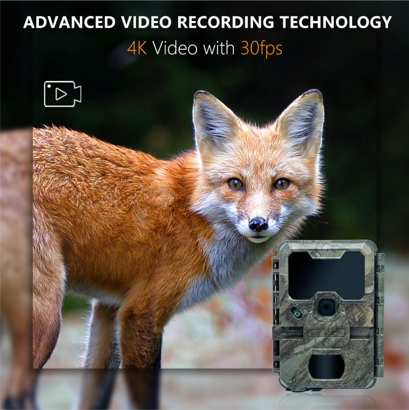 Kamera Night Vision Hunting z niewielkim rozmiarem KW788 0.1s wyzwala 32MP ostry obraz 4K video wodoodporne IP67 do polowania